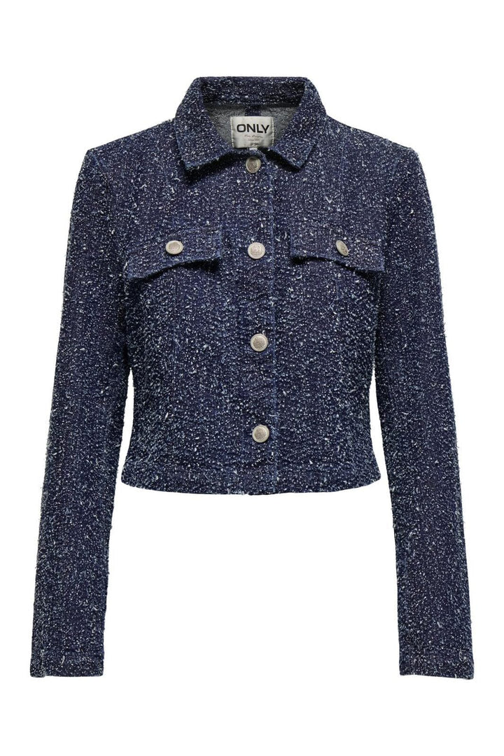 Only - Onlaman L/S Jacket Qyt - 4860919 Dark Blue Denim