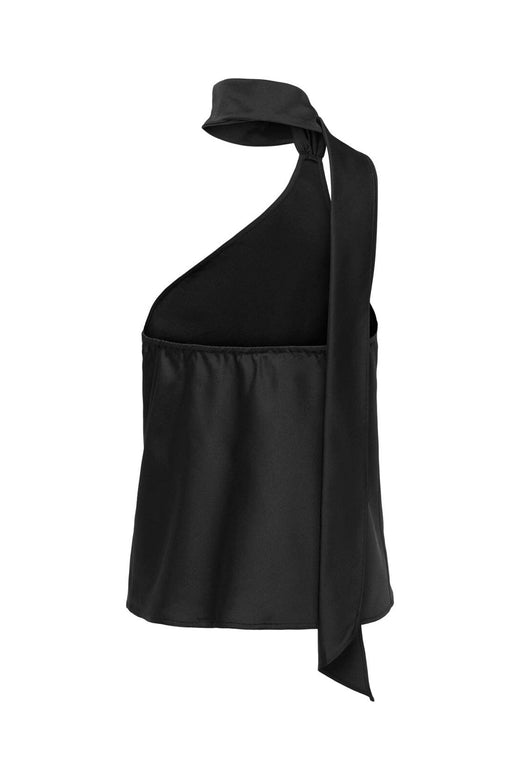 Only - Onlamara Chigo S/L Scarf Top - 5102293 Black