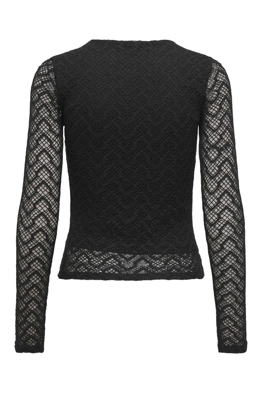 Only - Onlangila L/S Top Box - 4877608 Black