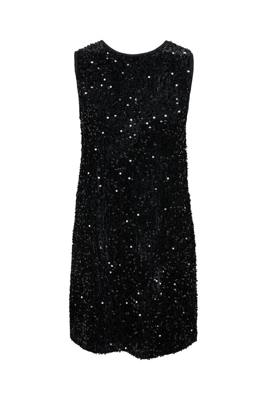 Only - Onlanika Sl Sequins Bow Dress - 4930226 Black Black Sequins