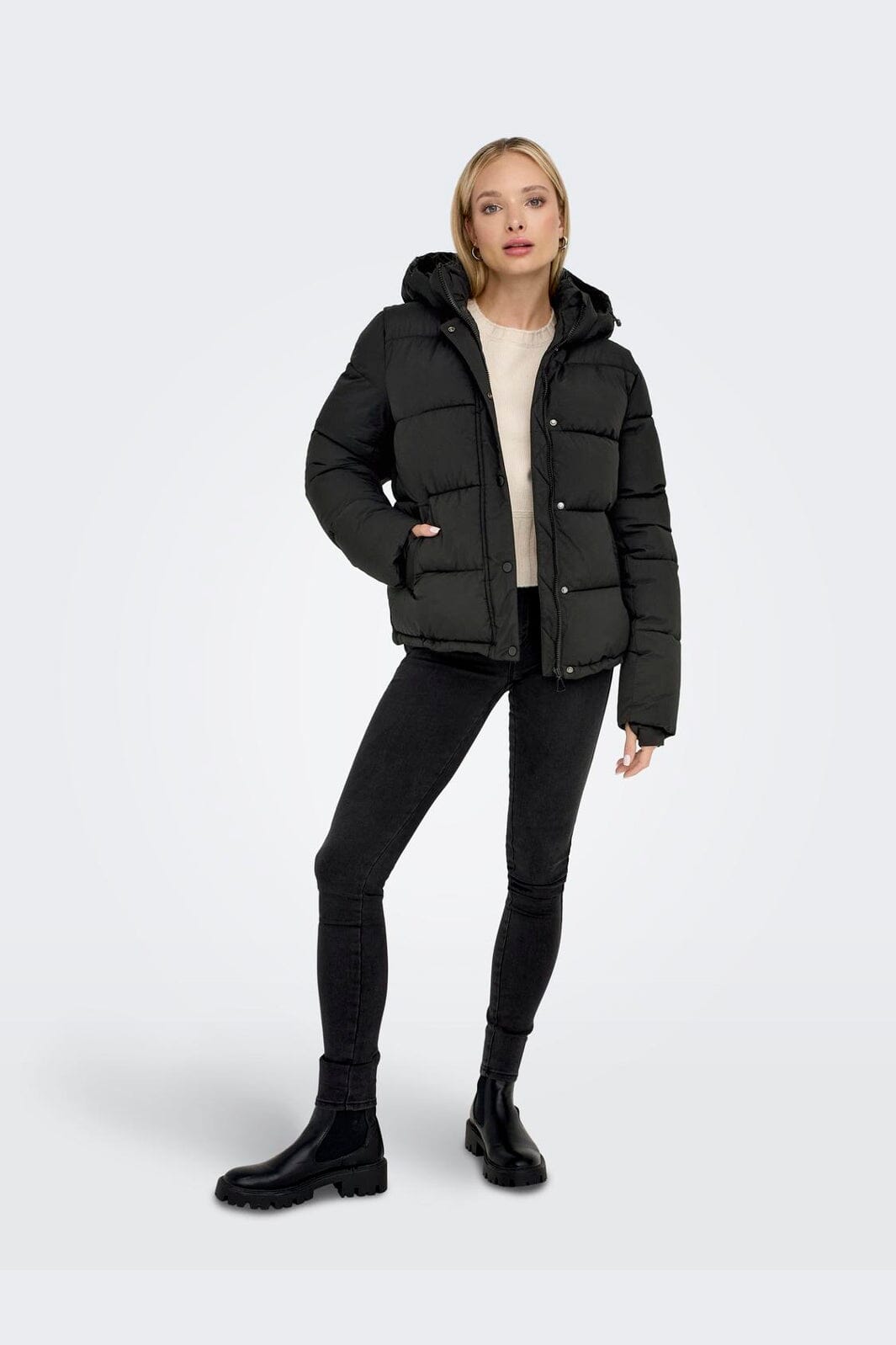 Only - Onlann Premium Puffer Jkt Regular - 4318648 Black