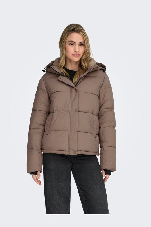 Only - Onlann Premium Puffer Jkt Regular - 4885678 Taupe Gray