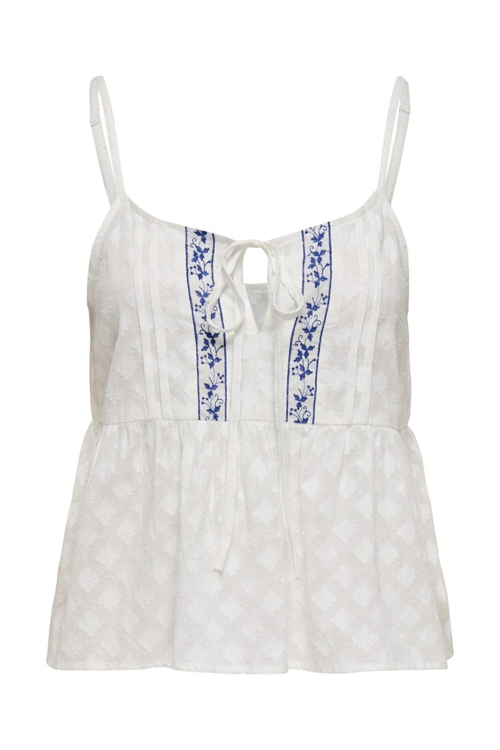 Only - Onlarabella S/L Tie Top Ox - 4926022 Cloud Dancer