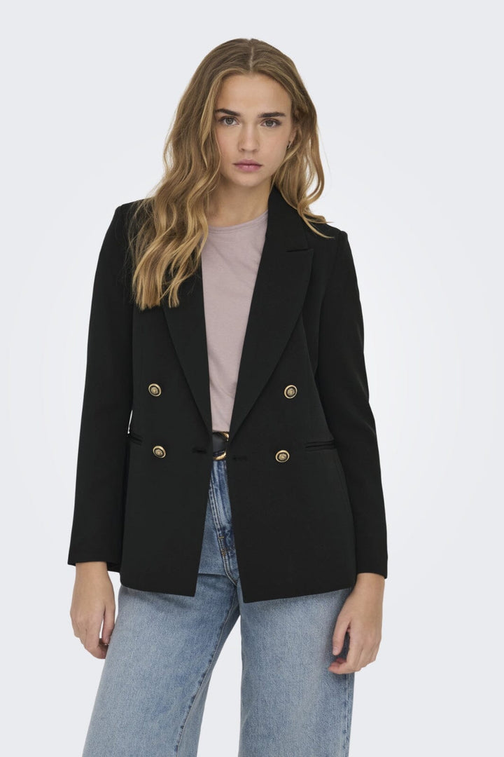 Only - Onlastrid Life L/S Fit Blazer Tlr - 4413127 Black