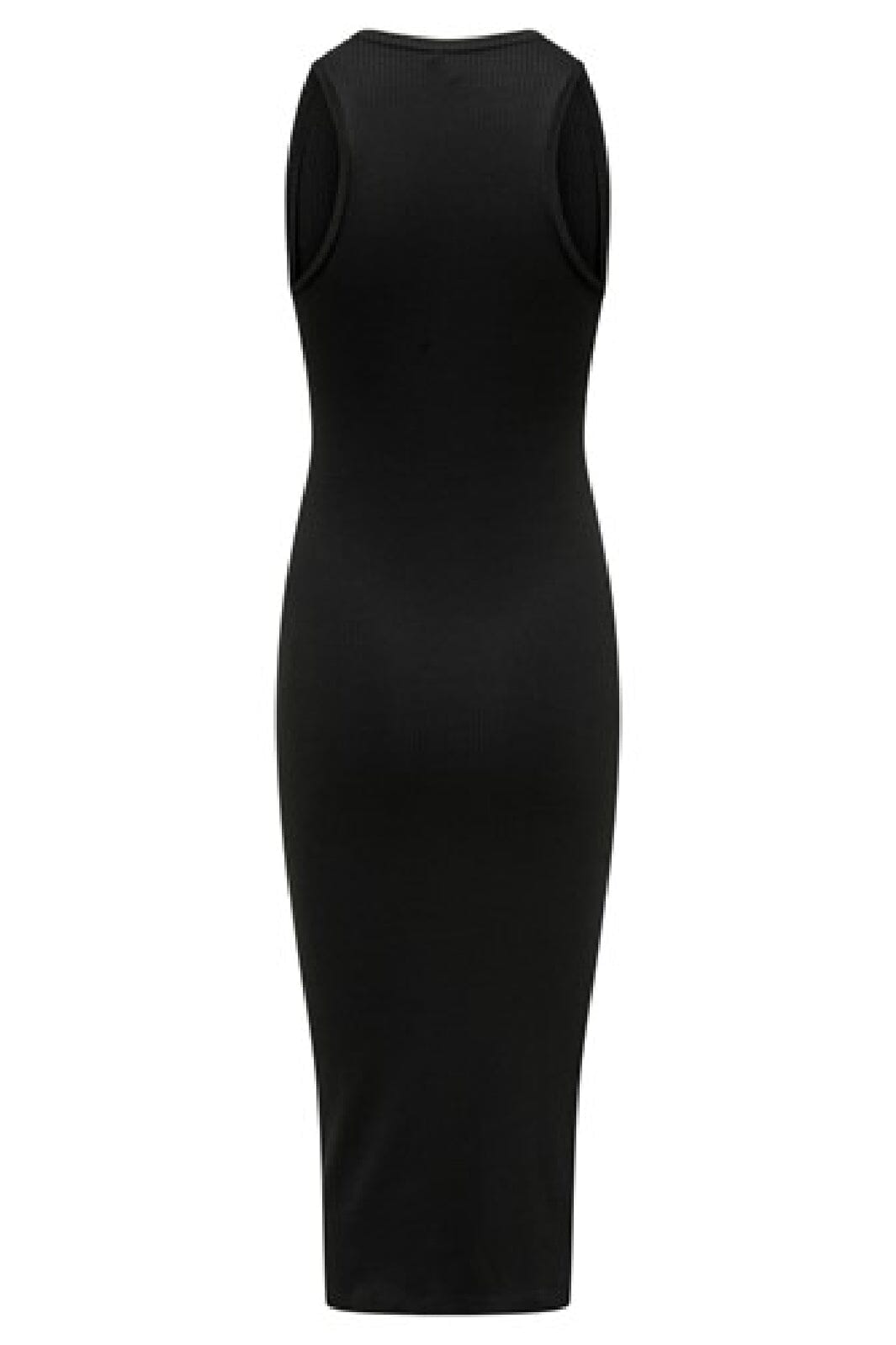 Only - Onlbelfast S/L Midi Dress Jrs - 4007039 Black Kjoler 
