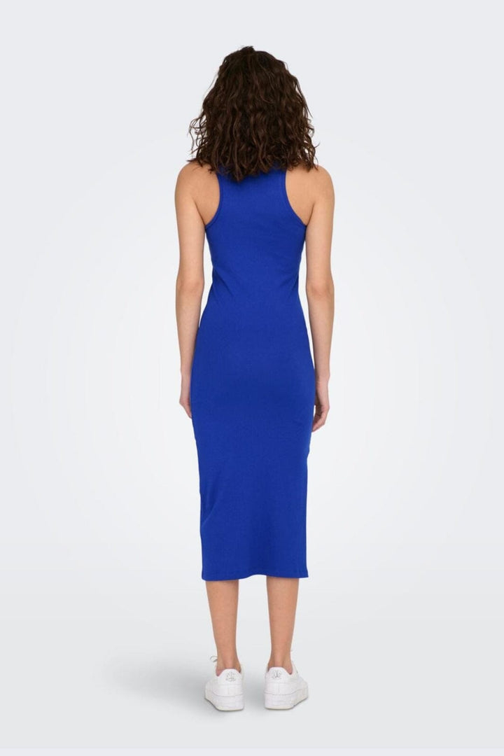 Only - Onlbelfast S/L Midi Dress Jrs - 4251180 Surf The Web Kjoler 
