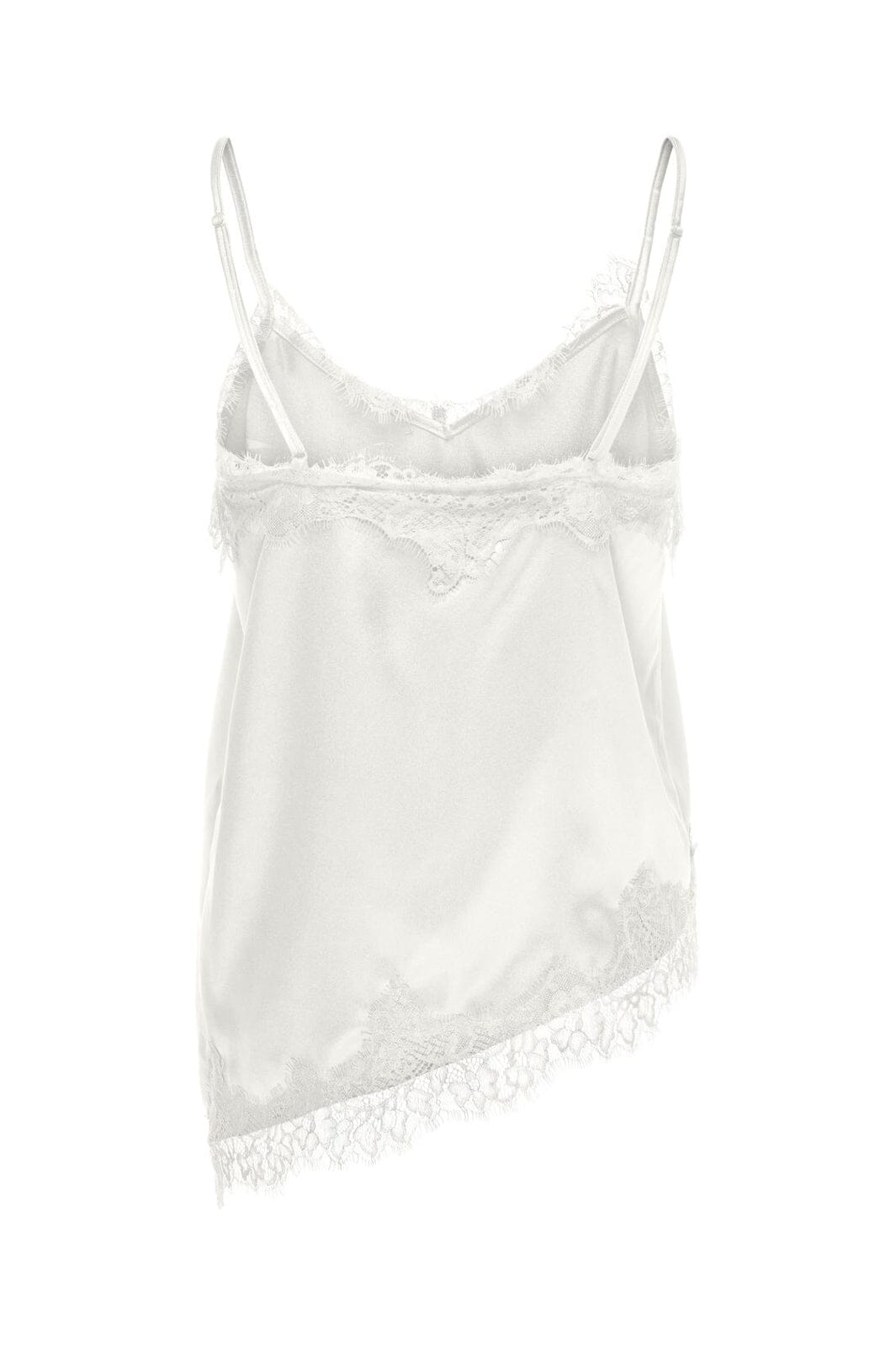 Only - Onlbella Strap Satin Lace Top - 5083914 Cloud Dancer