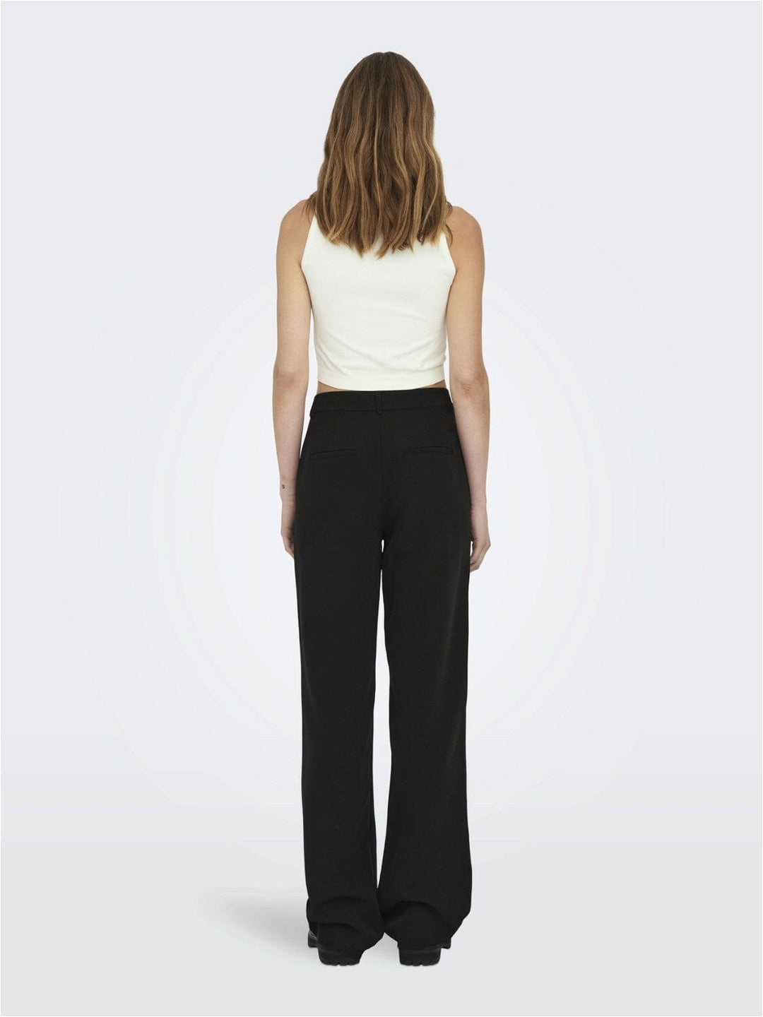 Only - Onlberry Life Wide Pant Tlr - 3889616 Black Bukser 