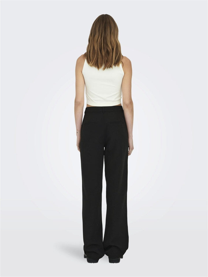 Only - Onlberry Life Wide Pant Tlr - 3889616 Black Bukser 