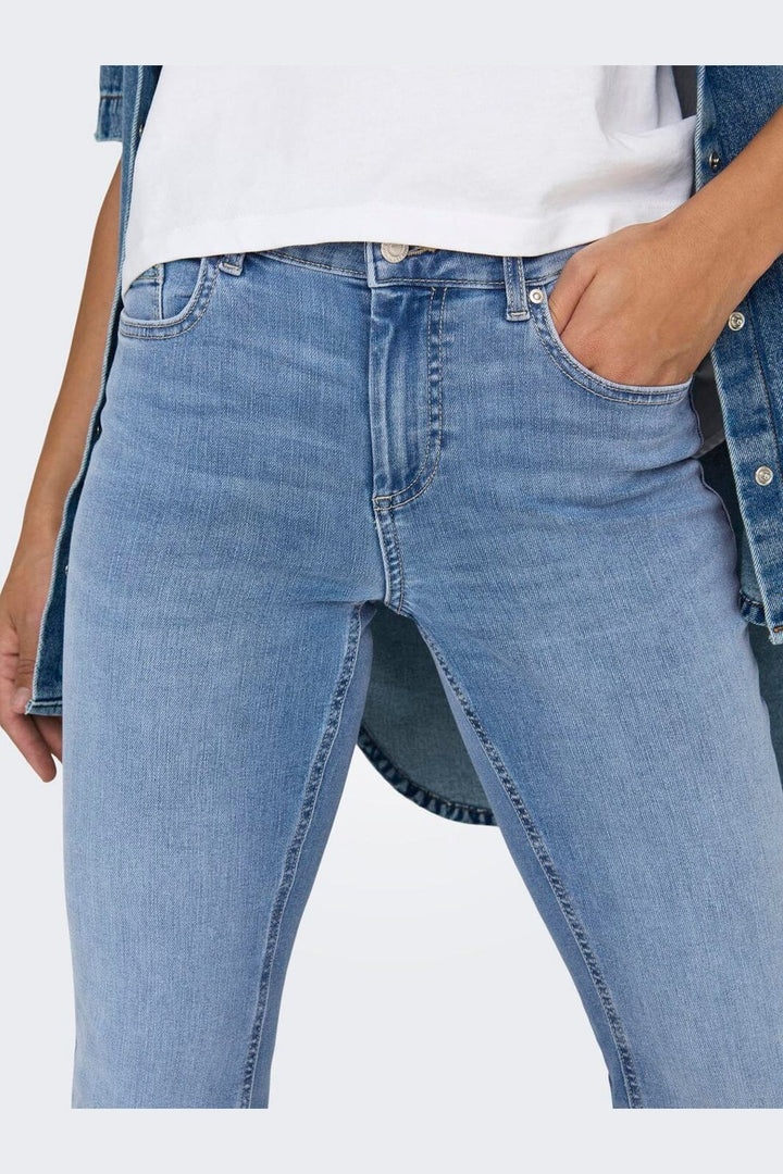 Only - Onlblush Back Pock Fla Tai222 Dnmnoos - 4665682 Medium Blue Denim