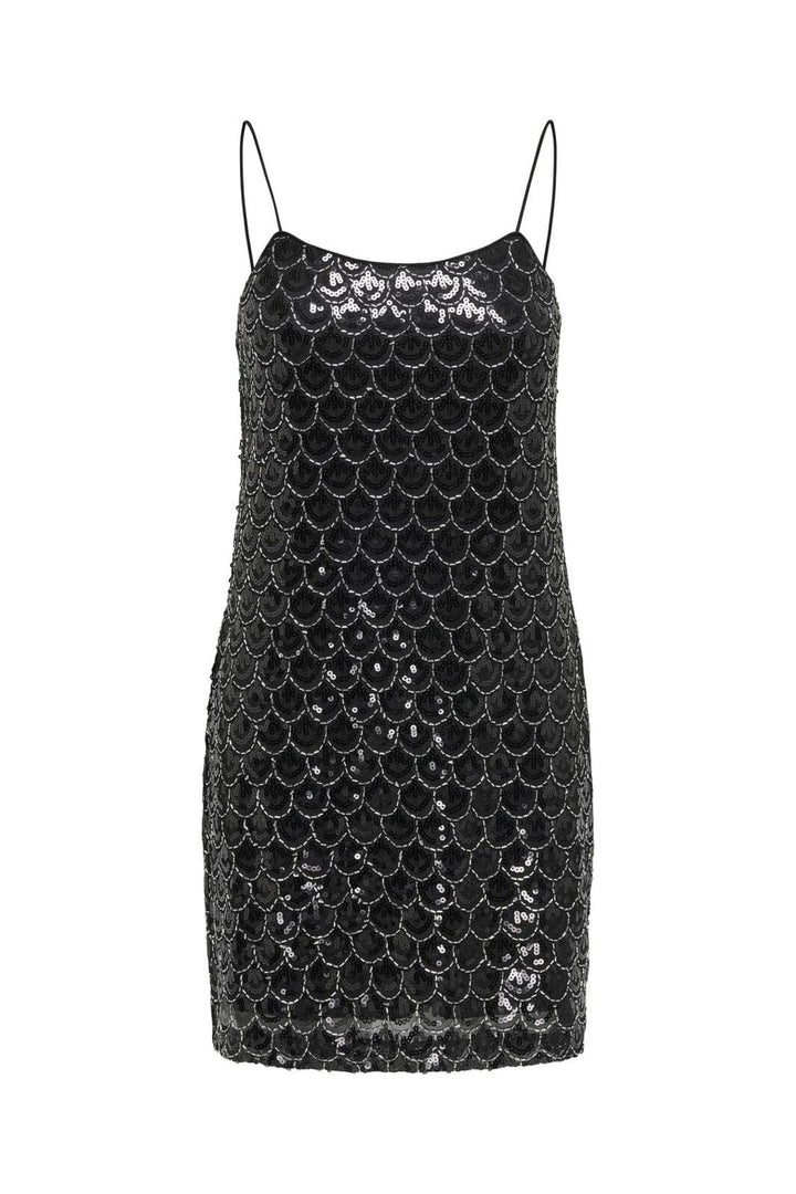 Only - Onlbrielle Strap Sequins Dress - 4866308 Black