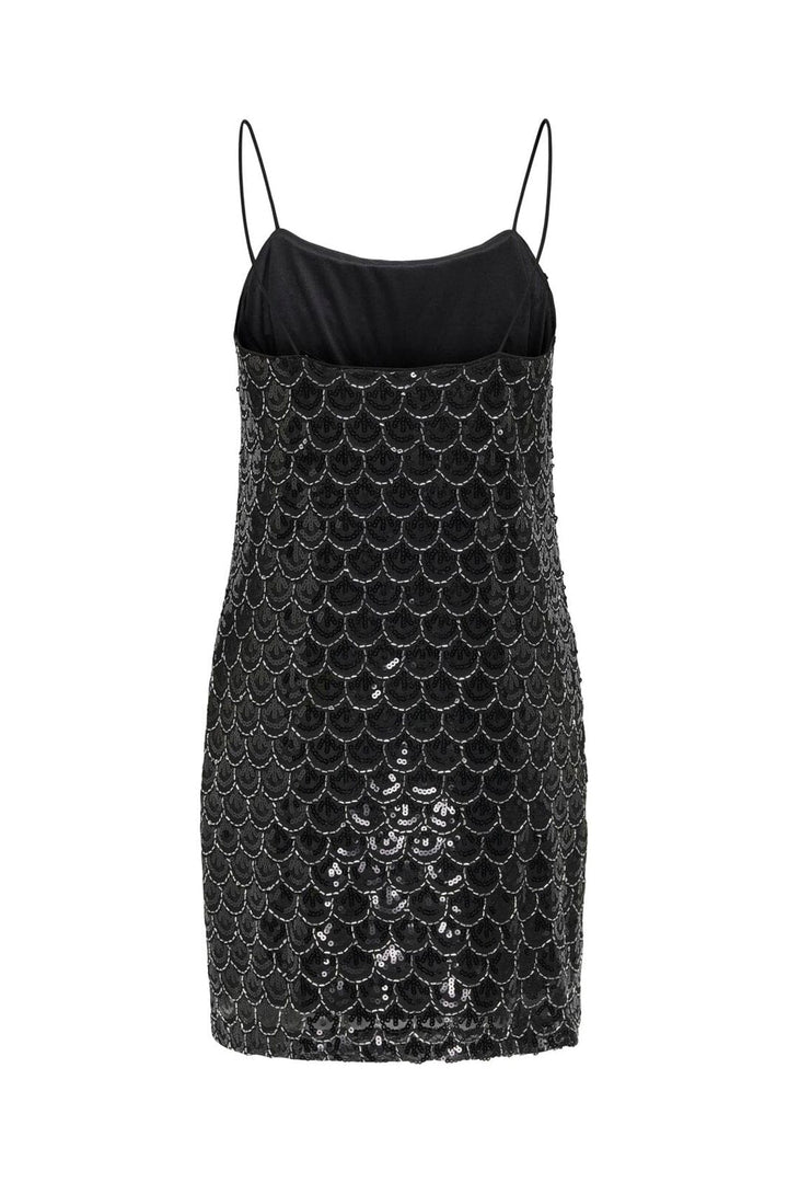 Only - Onlbrielle Strap Sequins Dress - 4866308 Black