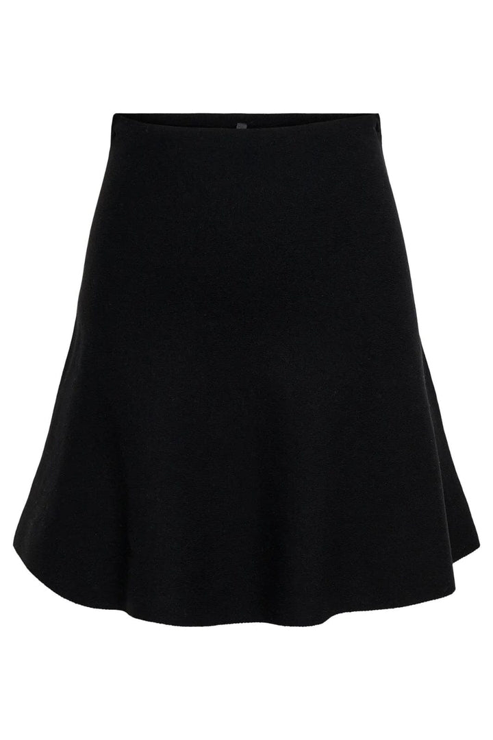 Only - Onlcalina Skirt Knt - 4919404 Black Nederdele 