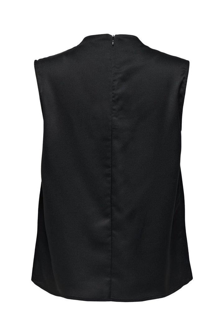 Only - Onlchigo Life Sl Pleat Top - 4891717 Black