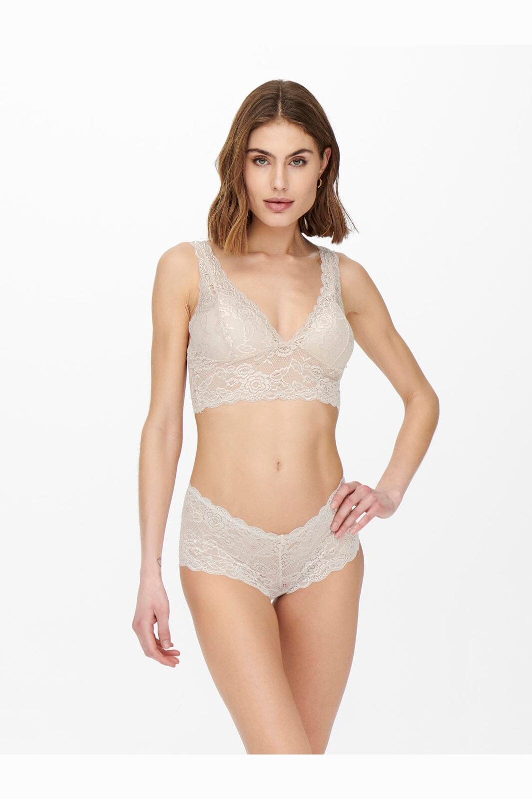 Only - Onlchloe Lace Bra Acc - 3885528 Peach Taffy