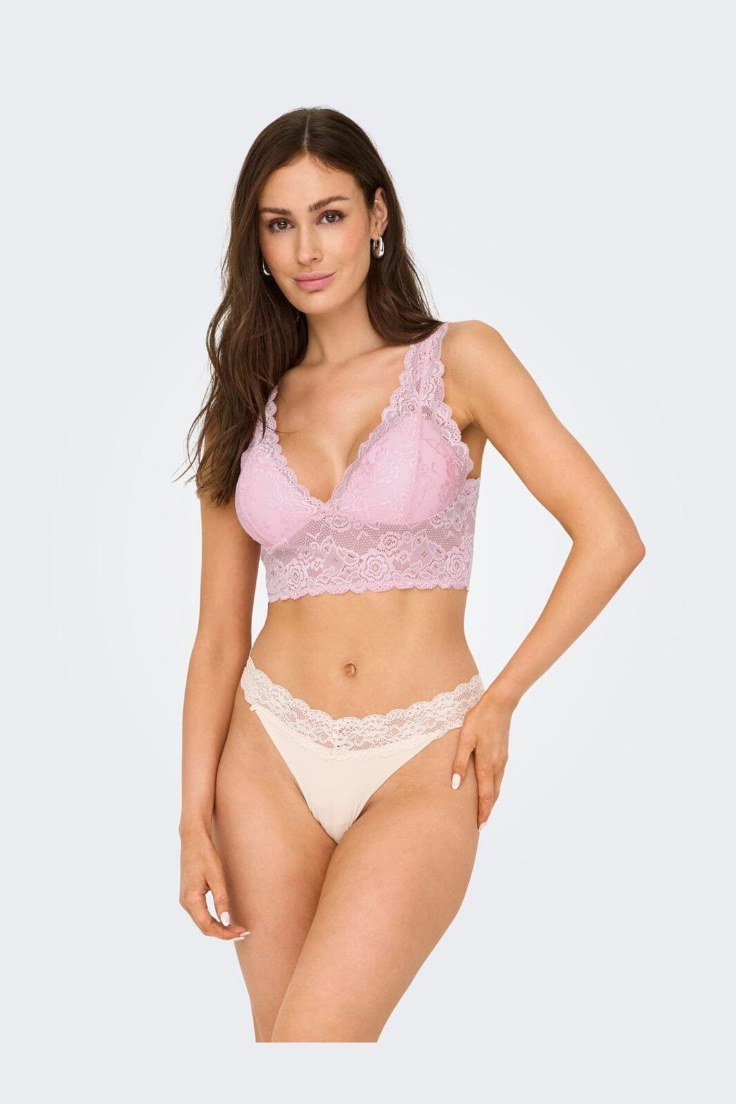 Only - Onlchloe Lace Bra Acc - 4705541 Roseate Spoonbill