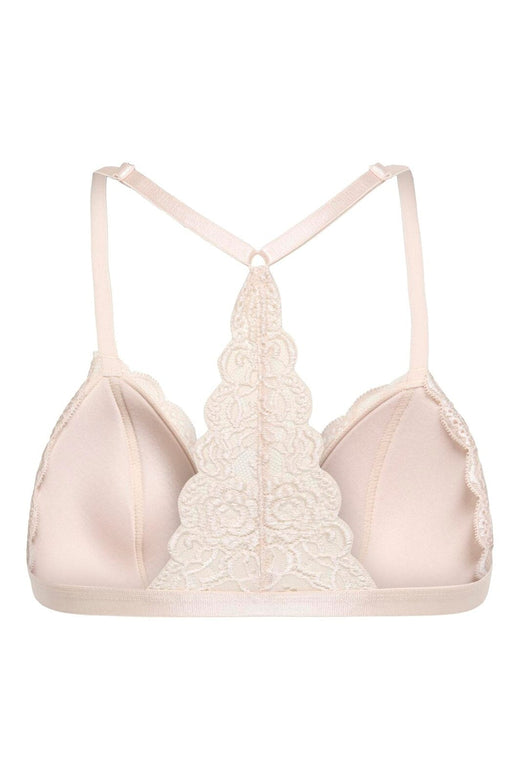 Only - Onlchloe Lace Padded Racer Bralette Acc - 4926062 Peach Taffy