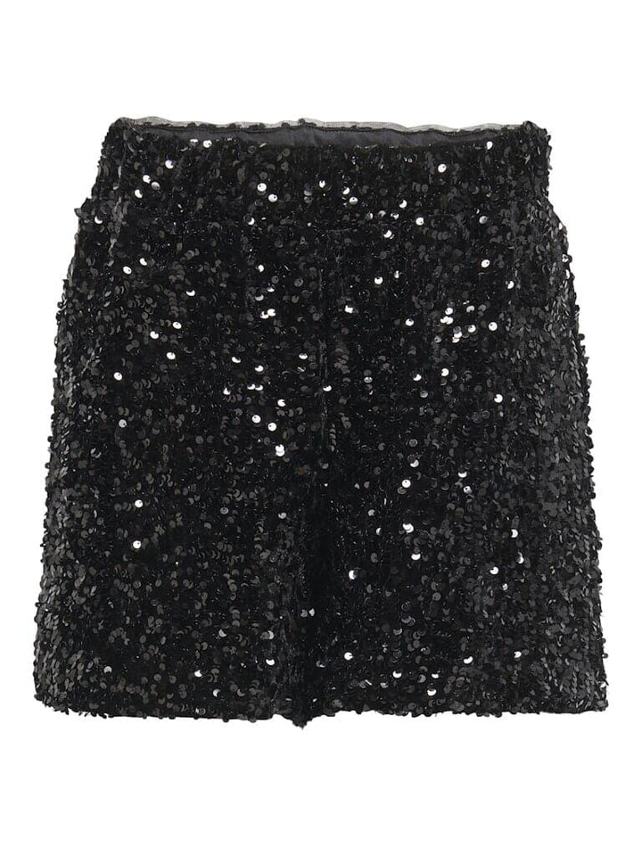 Only - Onlconfidence New Sequins Shorts - 4877623 Black Black Sequins Shorts 