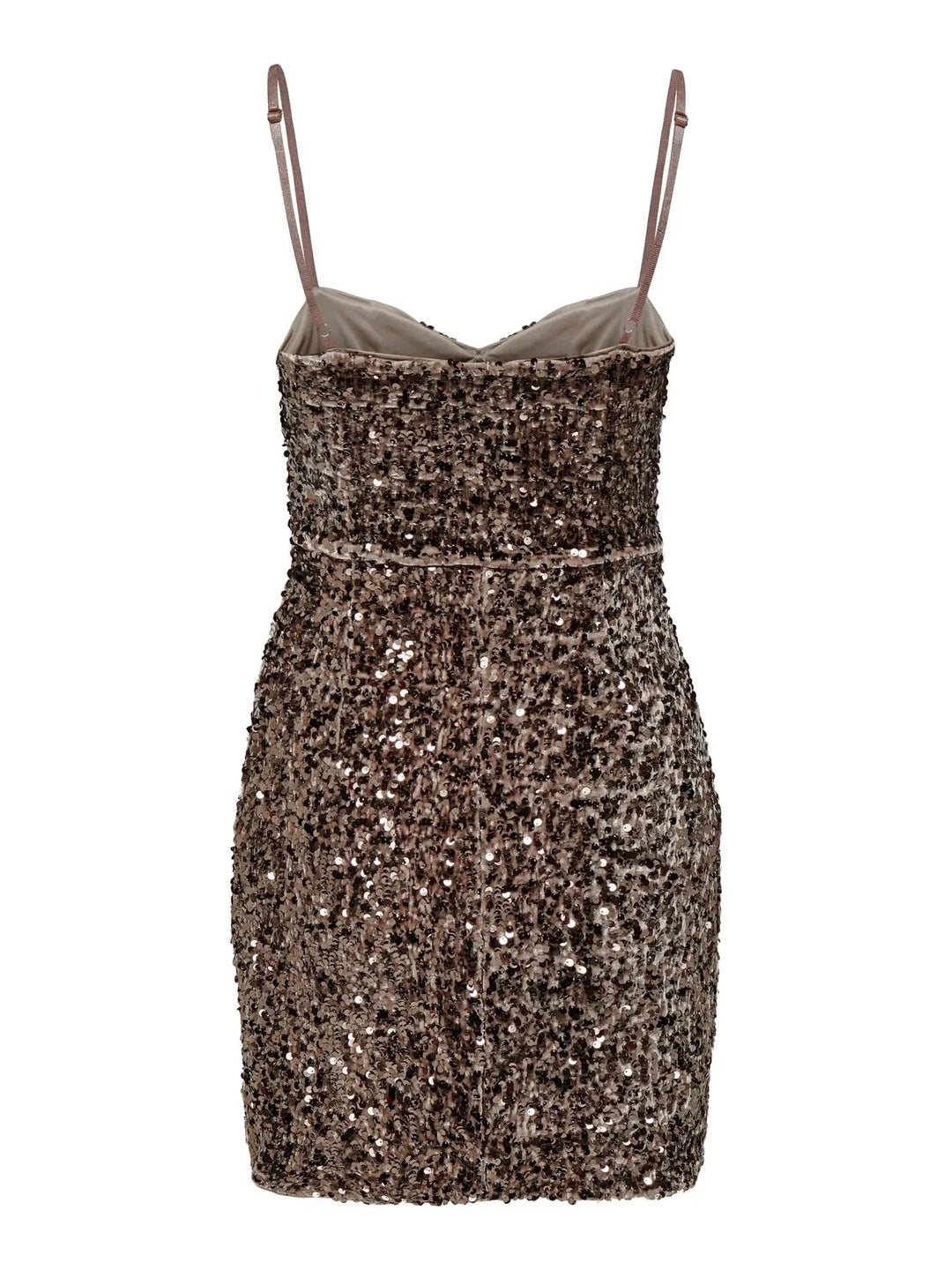 Only - Onlconfidence S/L Sequins Tube Dress - 4877655 Mountain Trail Mountain Trail Sequins Kjoler 