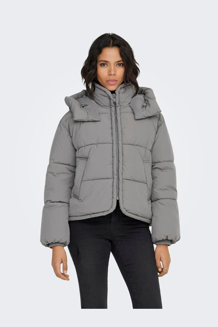 Only - Onlcornelia Puffer Jacket - 5088350 Pewter