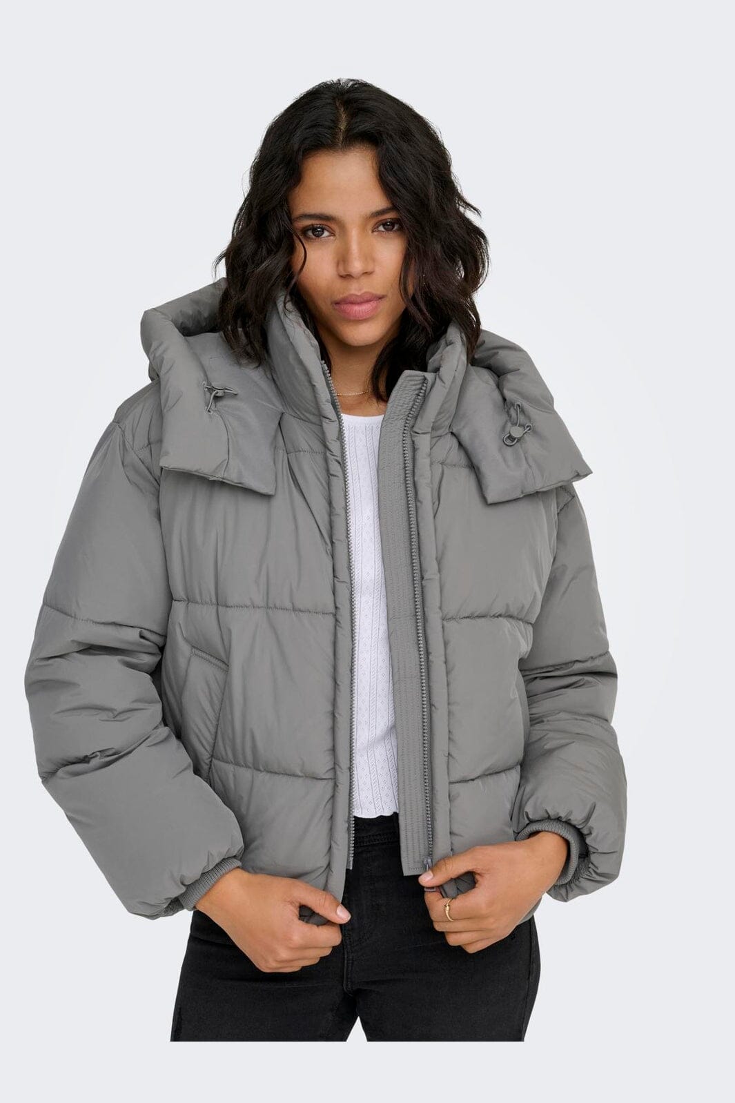 Only - Onlcornelia Puffer Jacket - 5088350 Pewter