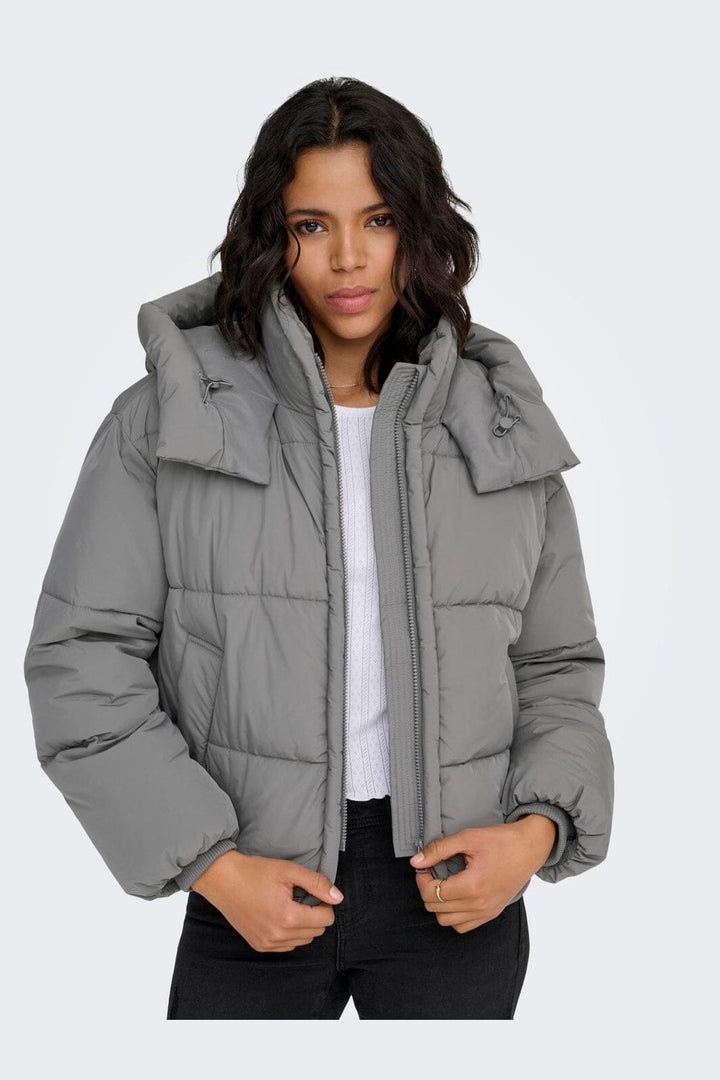 Only - Onlcornelia Puffer Jacket - 5088350 Pewter