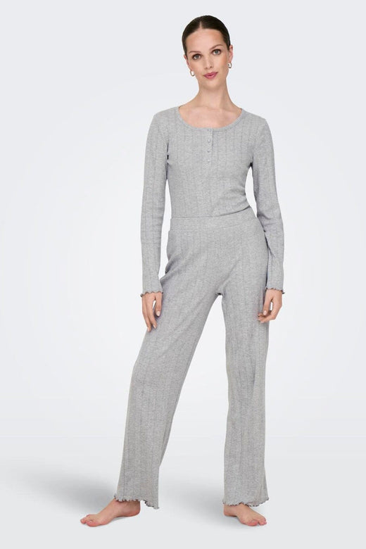 Only - Onlcozy Pyjamas Set Acc - 4655860 Light Grey Melange
