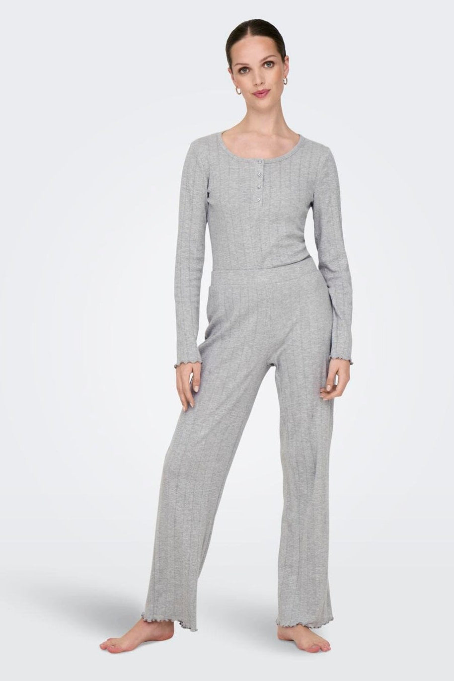 Only - Onlcozy Pyjamas Set Acc - 4655860 Light Grey Melange