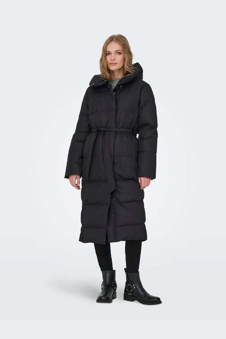 Only - Onldagmar Puffer Belt Down Coat - 4925200 Black