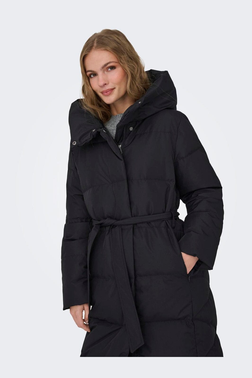 Only - Onldagmar Puffer Belt Down Coat - 4925200 Black