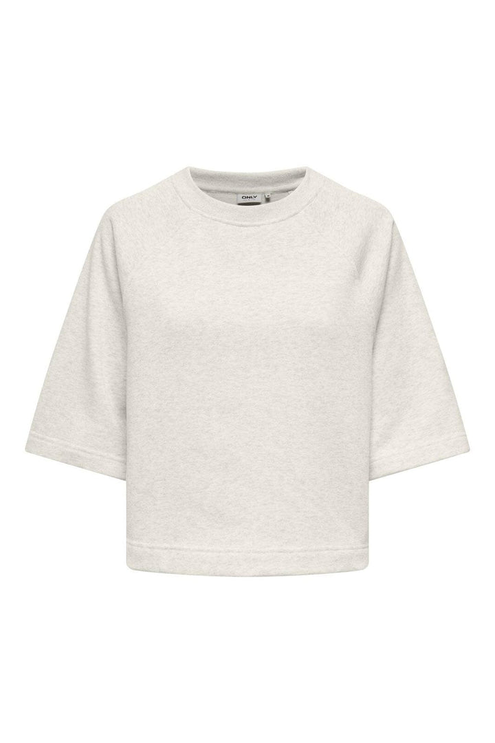 Only - Onldasie 2/4 O-Neck Raglan Ub Swt - 4976785 Gardenia