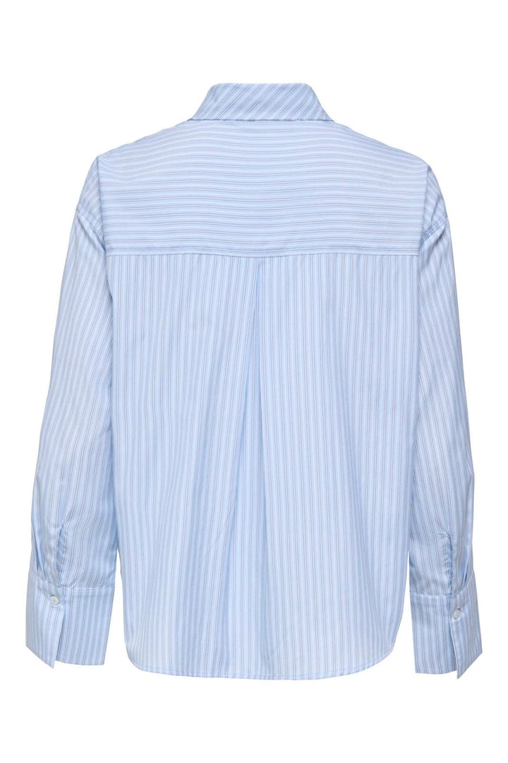 Only - Onldisako L/S Bow Detail Shirt - 5144571 Windsurfer Black & White