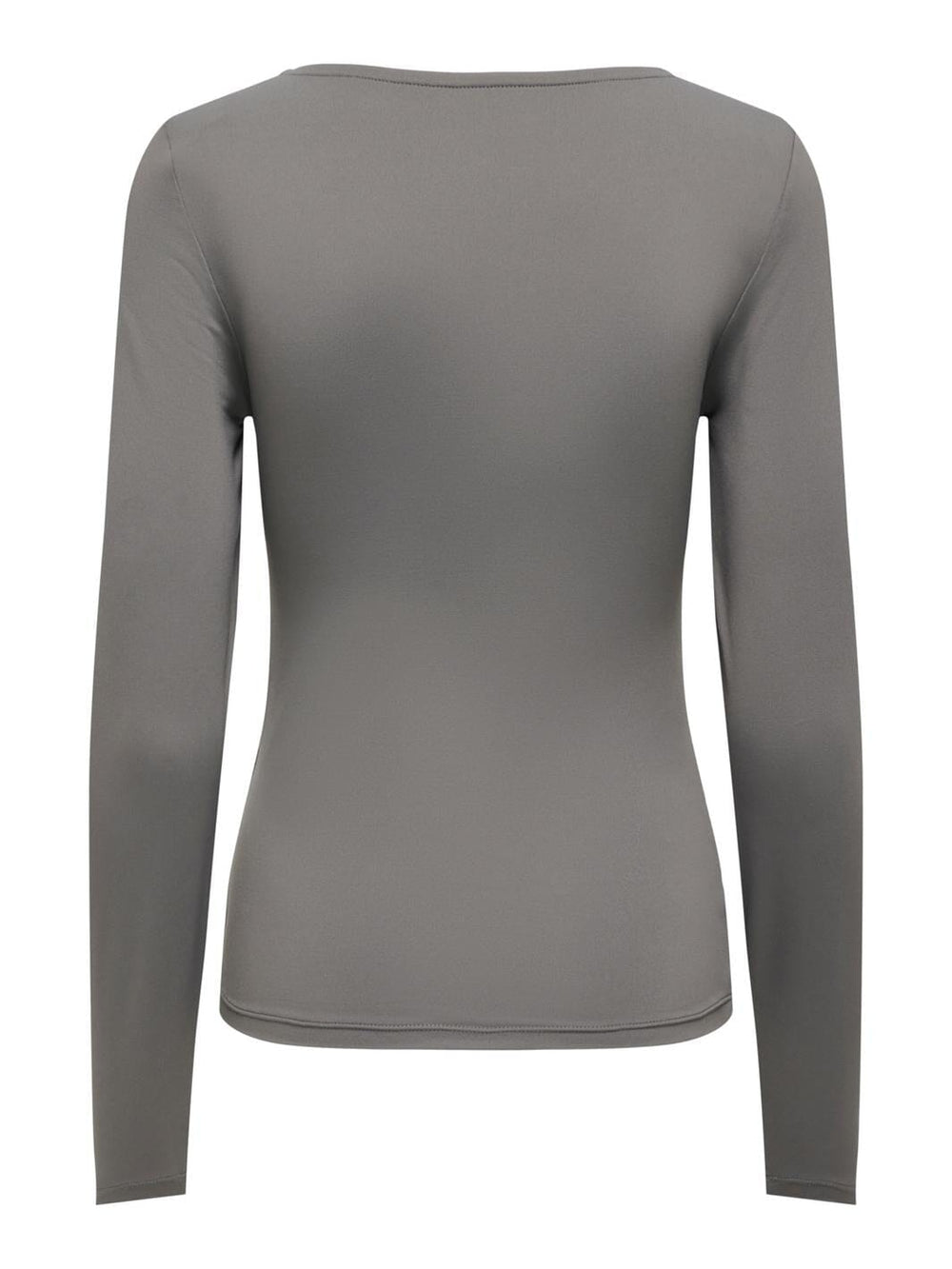 Only - Onlea L/S 2-Way Deep Neck Top - 4429515 Thunderstorm