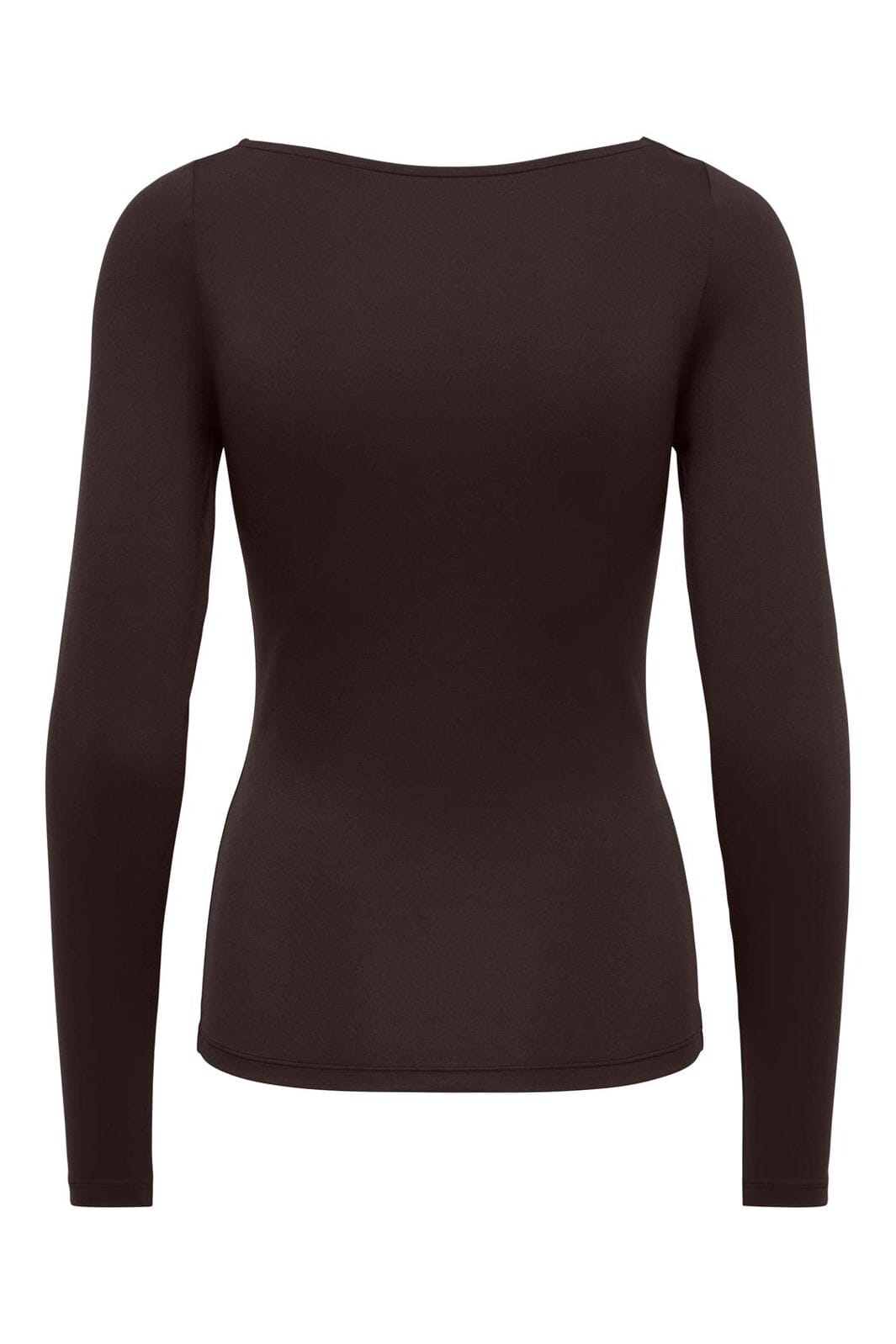 Only - Onlea L/S Boatneck Top - 5203218 Chocolate Torte
