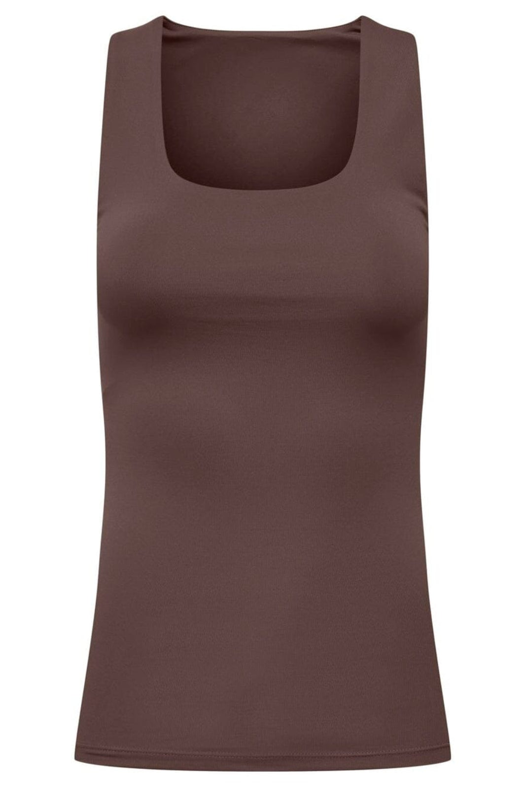 Only - Onlea S/L 2-Ways Fit Top - 4141434 Chocolate Martini