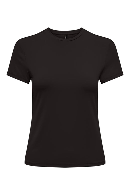 Only - Onlea S/S Top O-Neck - 4596265 Chocolate Torte