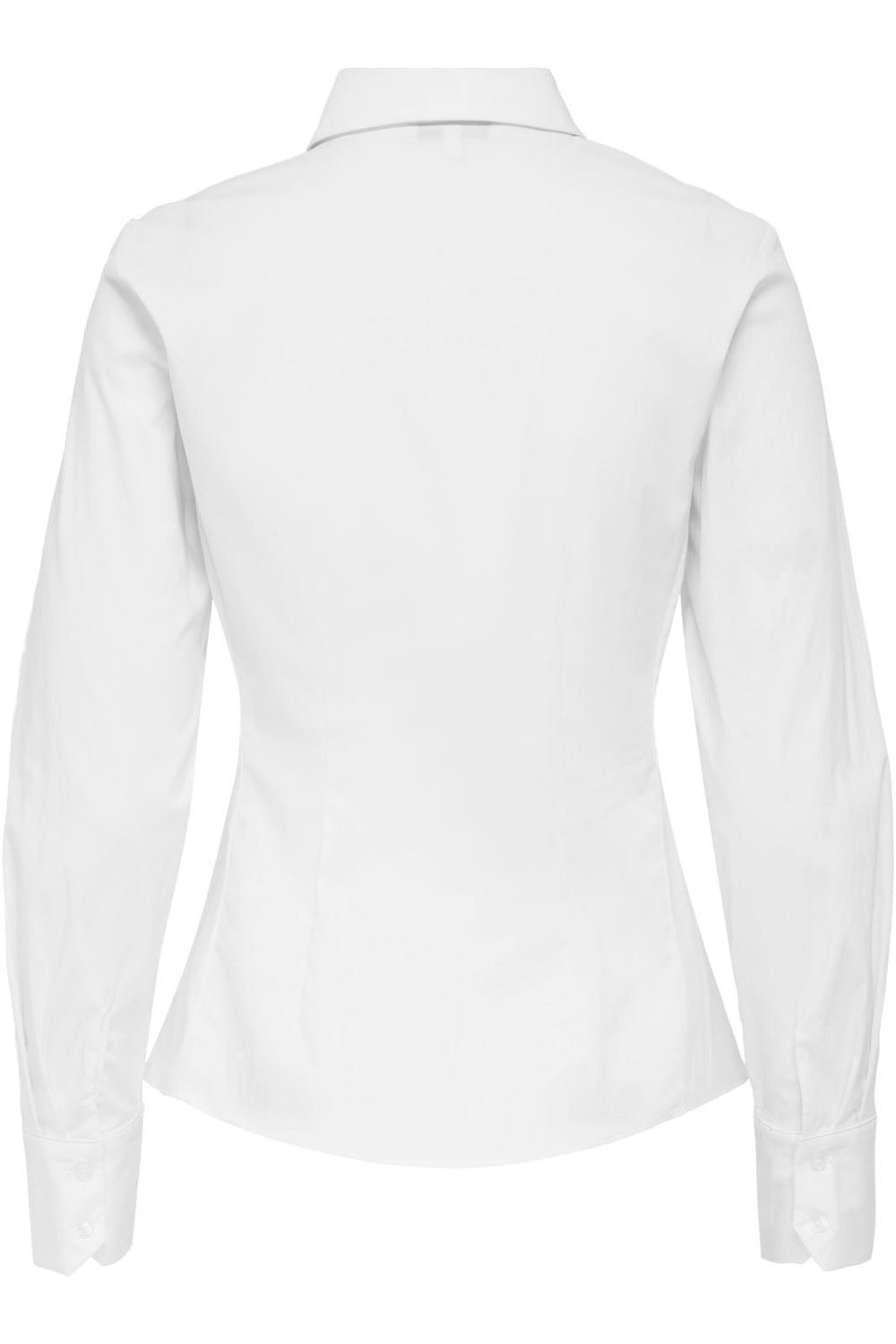 Only - Onlebie Ls Slim-Fit Shirt - 4858209 Bright White Skjorter 