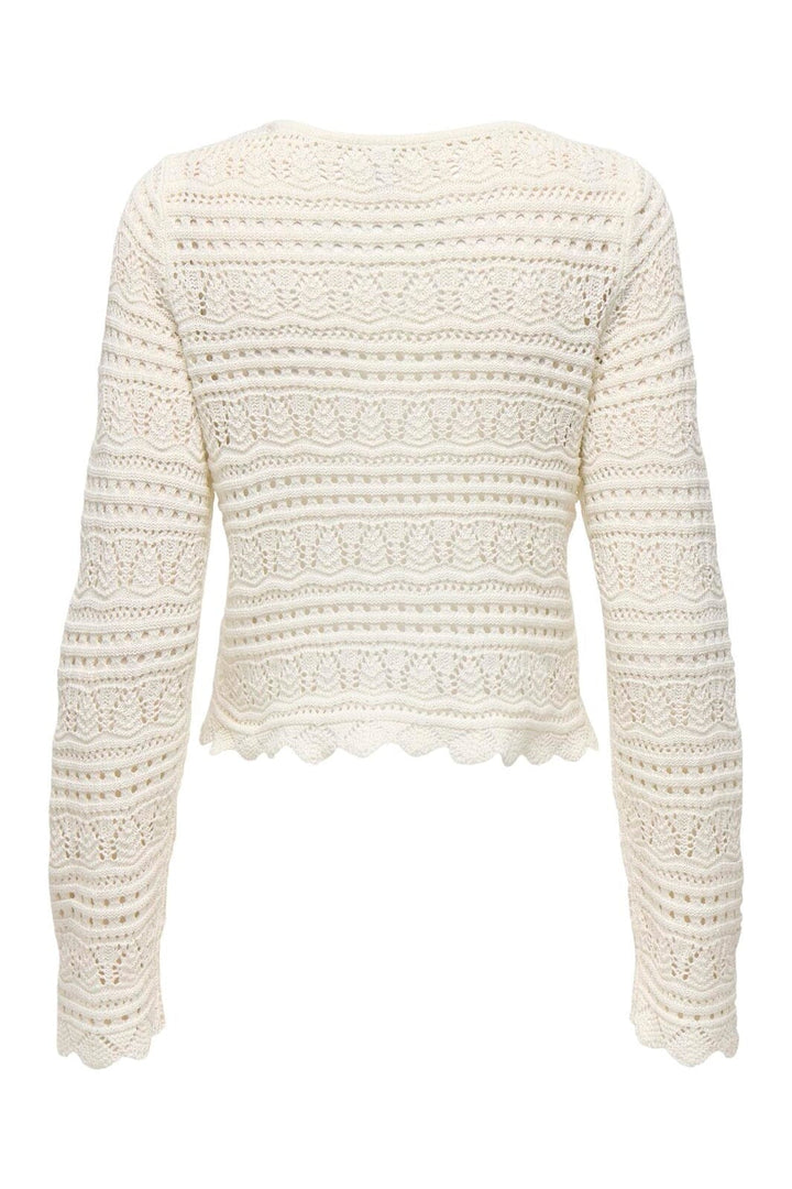 Only - Onlelke Life Ls Pullover Knt - 4901575 Birch