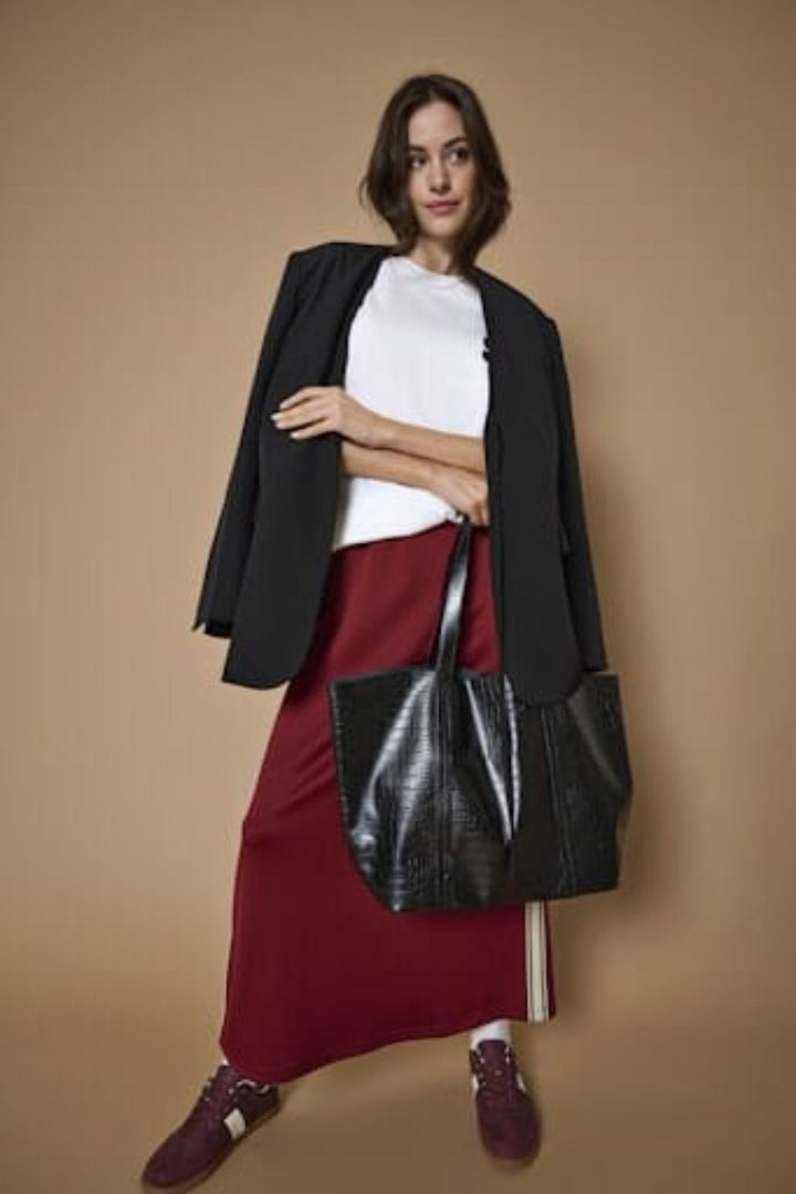 Only - Onlelly Life L/S Ovs Tie Blazer Tlr - 4810728 Black Blazere 