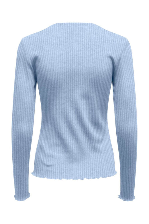Only - Onlemma L/S Rib Basic Top - 4963372 Kentucky Blue