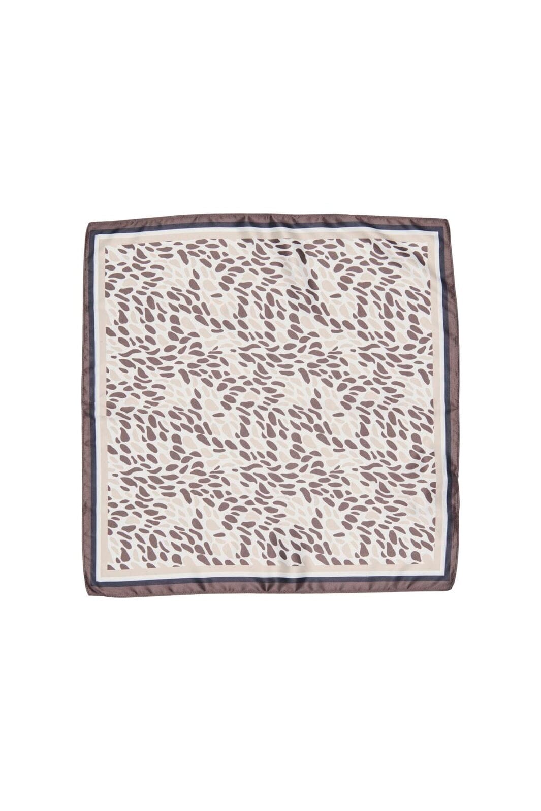 Only - Onlemma Printed Satin Scarf Acc - 4903175 Chocolate Martini Fluid Dots