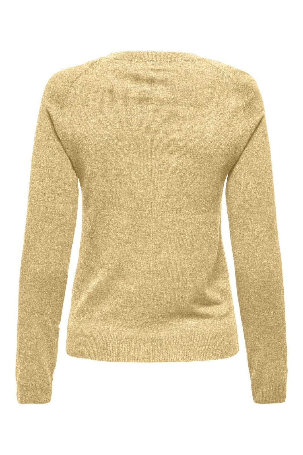 Only - Onlemmi Ls Raglan O-Neck Cc Knt - 4981395 Sunlight Melange