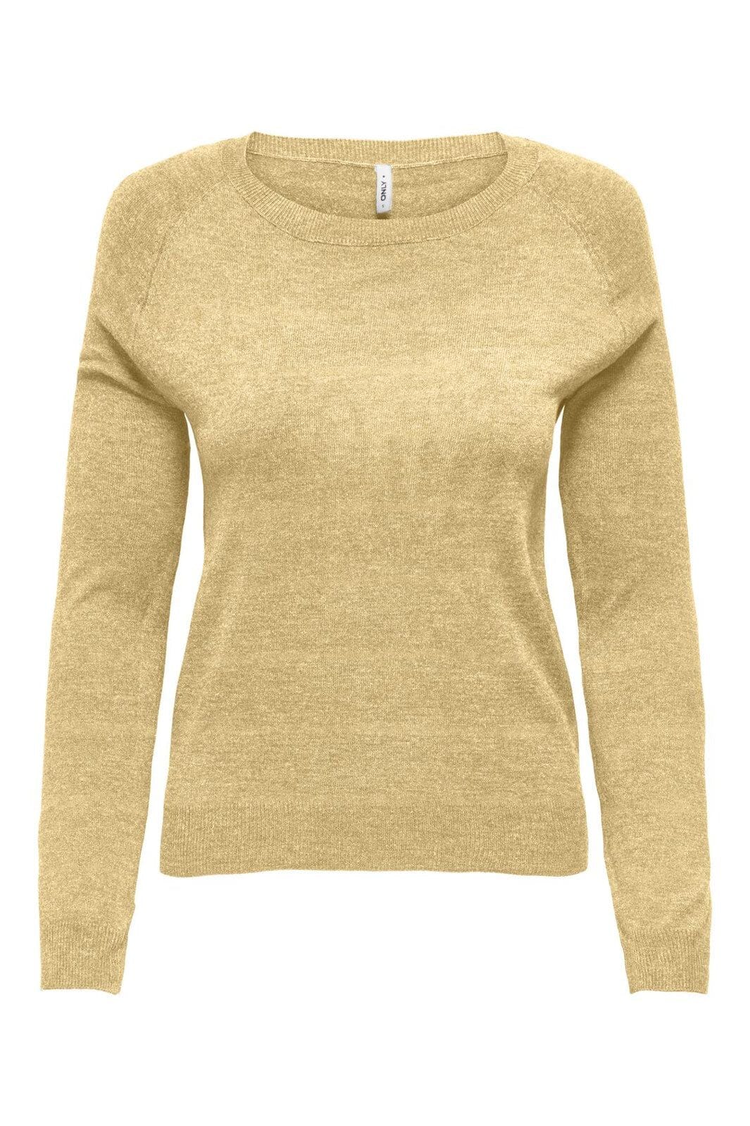 Only - Onlemmi Ls Raglan O-Neck Cc Knt - 4981395 Sunlight Melange