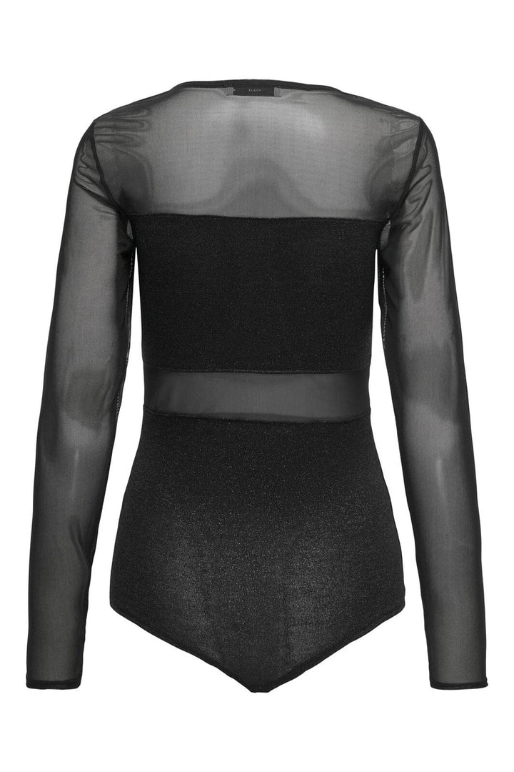 Only - Onlesther Glitter L/S Body - 4714567 Black