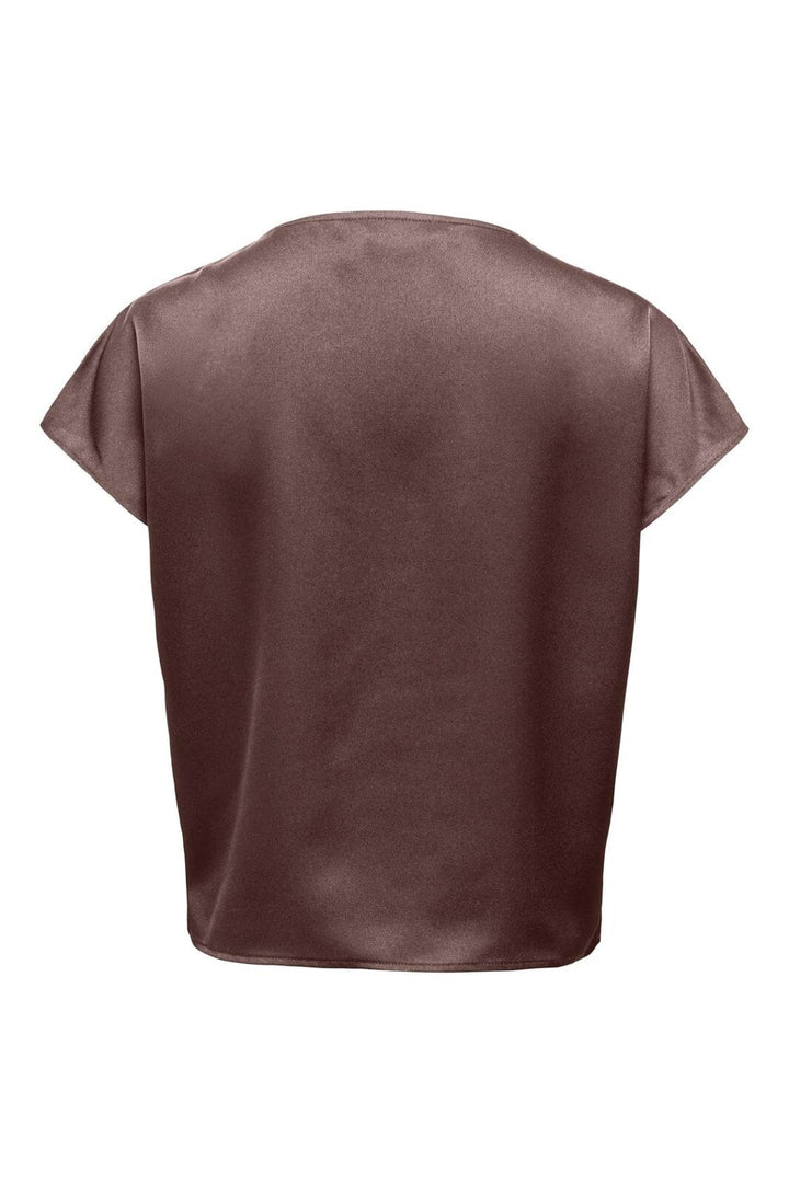 Only - Onlfaraya S/L Button Lace Satin Top - 5092353 Shopping Bag