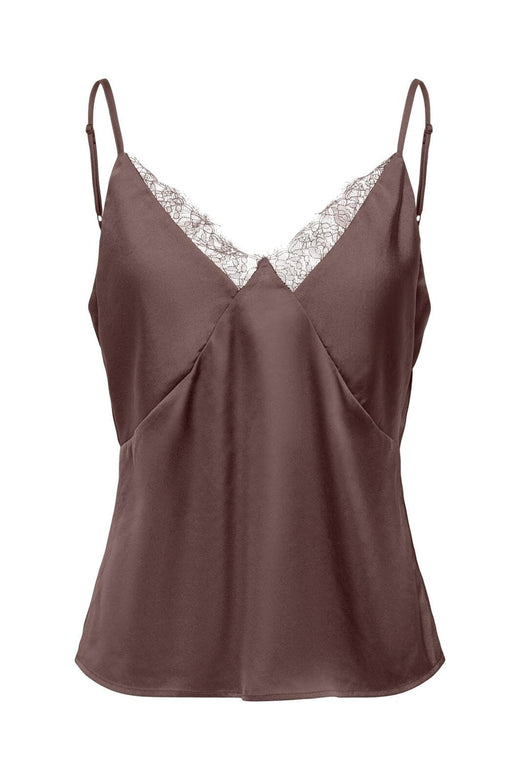 Only - Onlfaraya Strap Lace Satin Top - 5092387 Shopping Bag