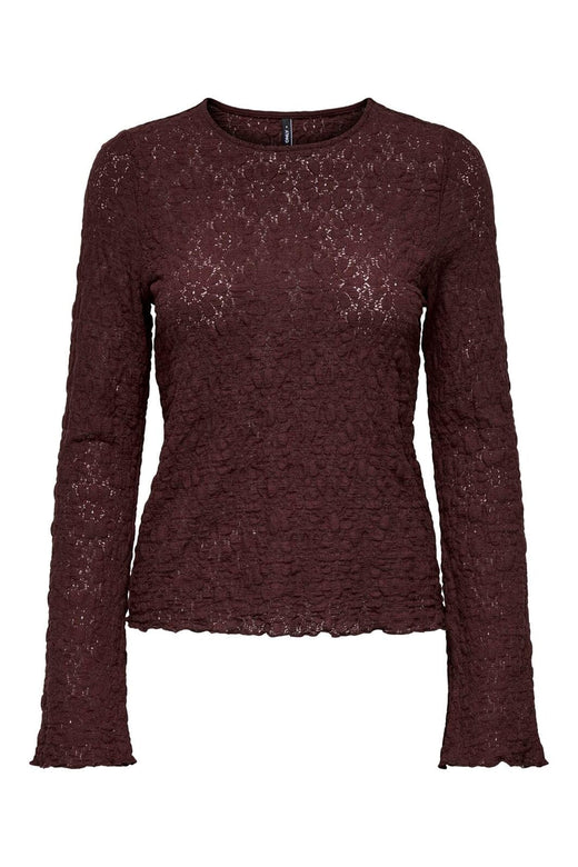 Only - Onlgiavanna L/S Top - 4915832 Decadent Chocolate