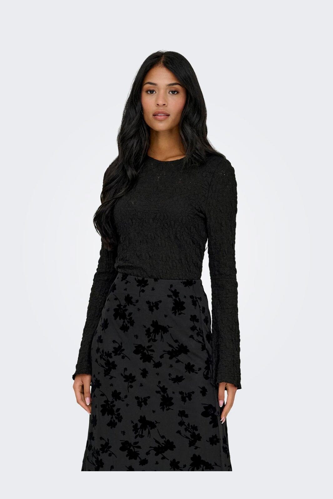 Only - Onlgiavanna L/S Top - 4957166 Black