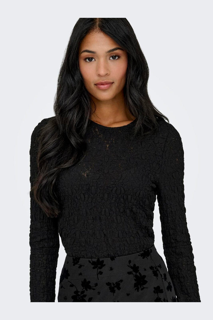 Only - Onlgiavanna L/S Top - 4957166 Black