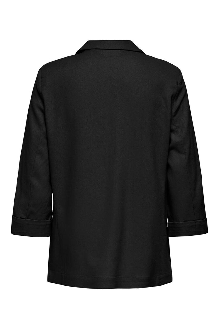Only - Onlgoa 3/4 Unline Linen Bl Blazer Cc Tlr - 4942132 Black